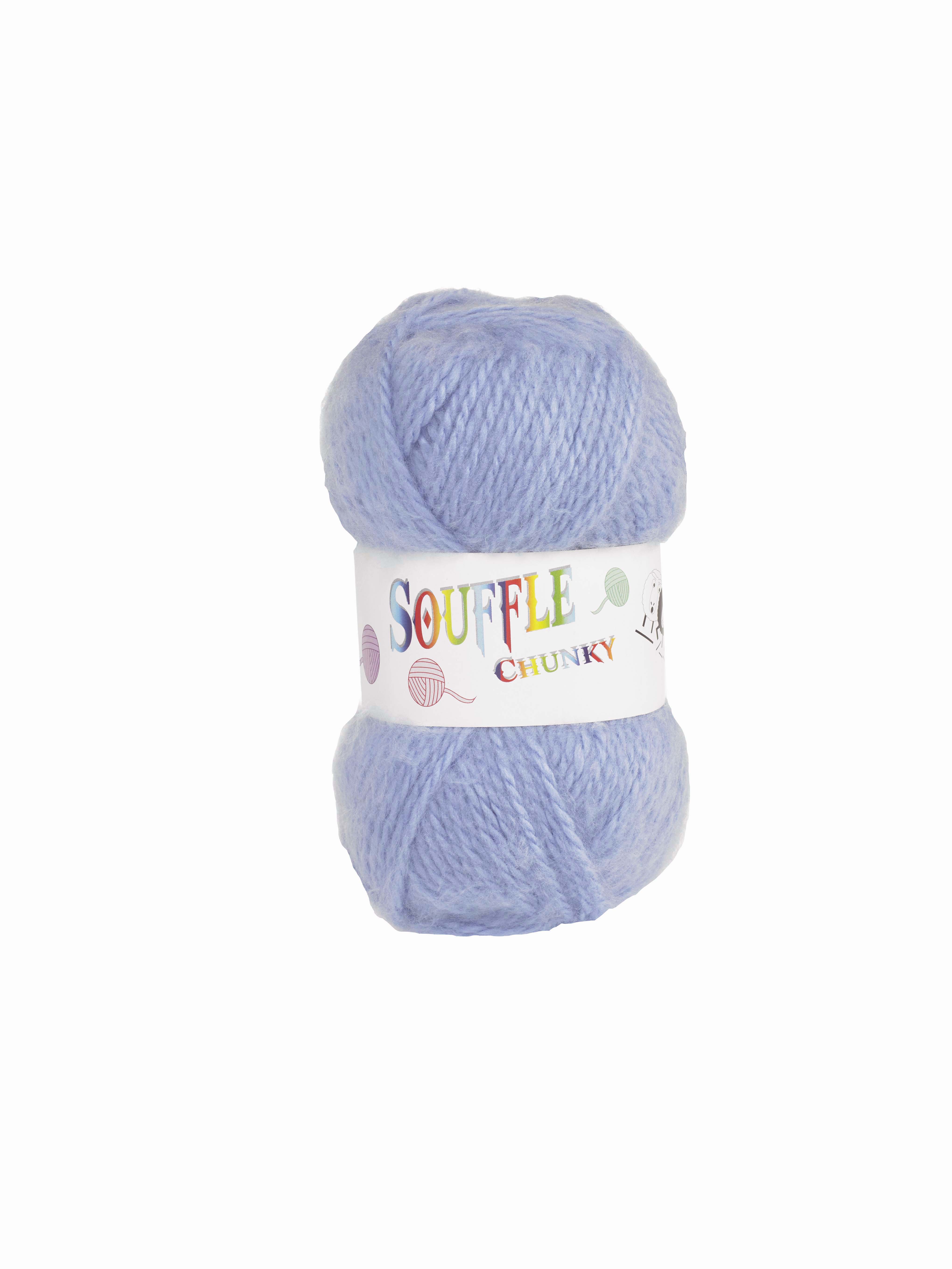 Souffle Chunky Yarn Bluet 132 - Click Image to Close